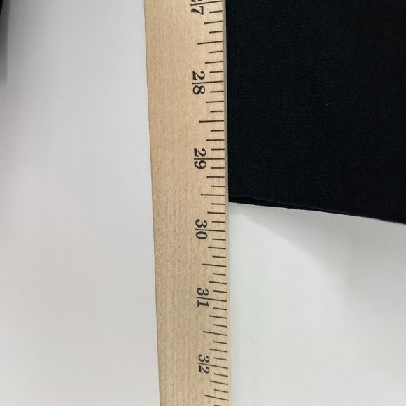 Babaton Cohen Slim Pleated Trouser Pants Women's Size 12 High Rise Pull On Black - Picture 10 of 11